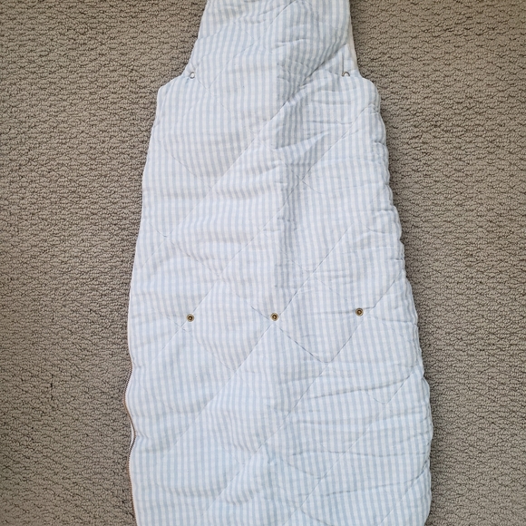 Louelle baby / toddler quilted linen sleeping bag - Picture 2 of 5